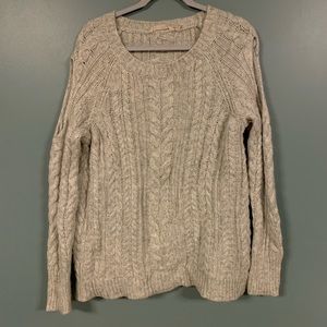 Cold-Shoulder ❄️ Cable-Knit Sweater